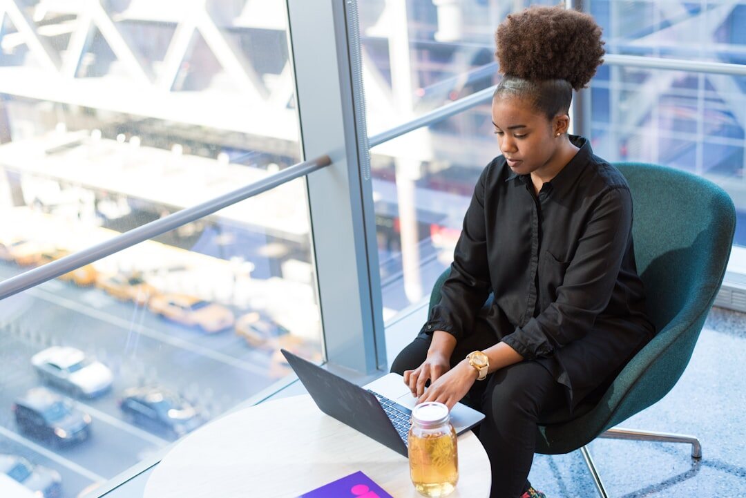 african entrepreneur at work